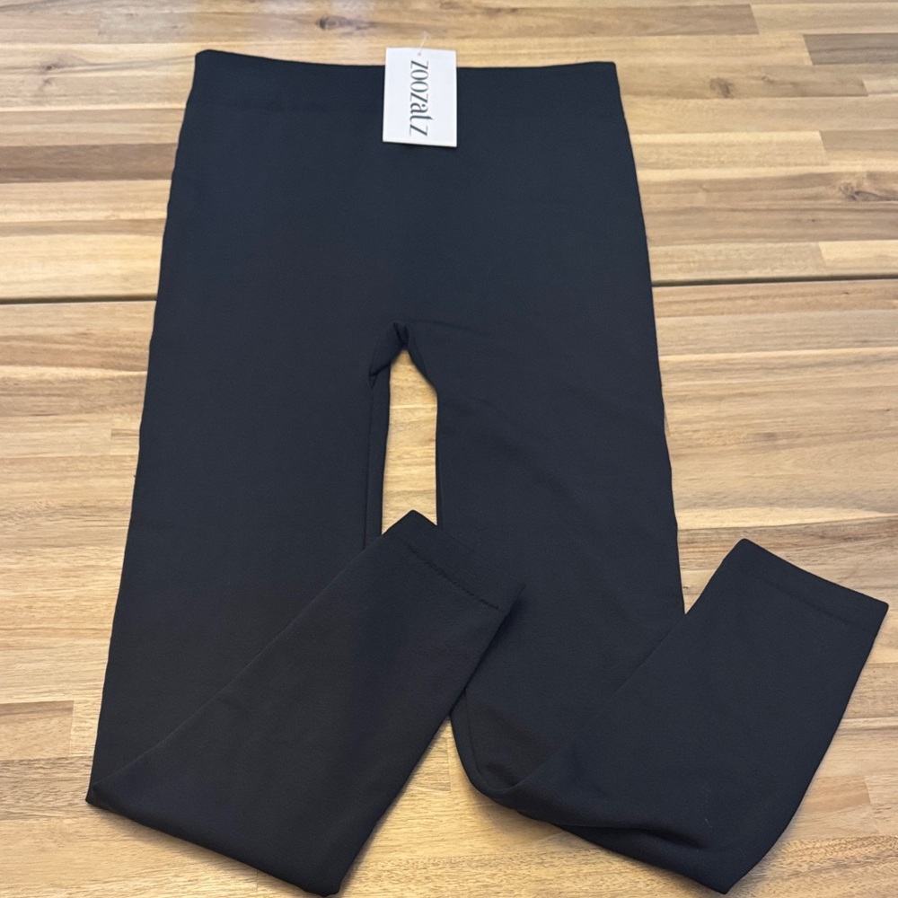 NWT! Zoozatz Oregon Duck Black Leggings - Size L/XL